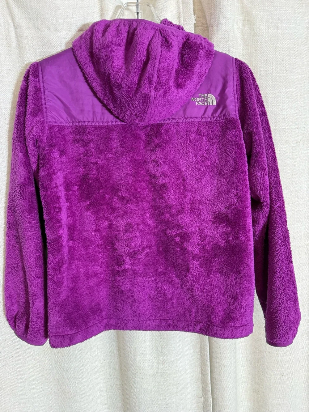 The North Face Kids Vibrant Purple Hooded Fleece Jacket